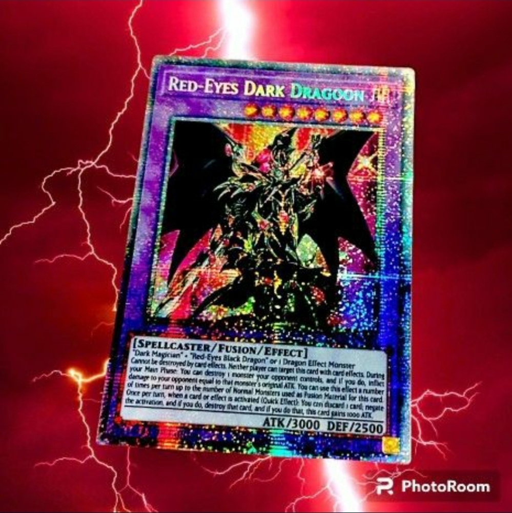 🔥MINT Red Eyes Dark Dragoon starlight rare Yu-Gi-Oh Trading Card